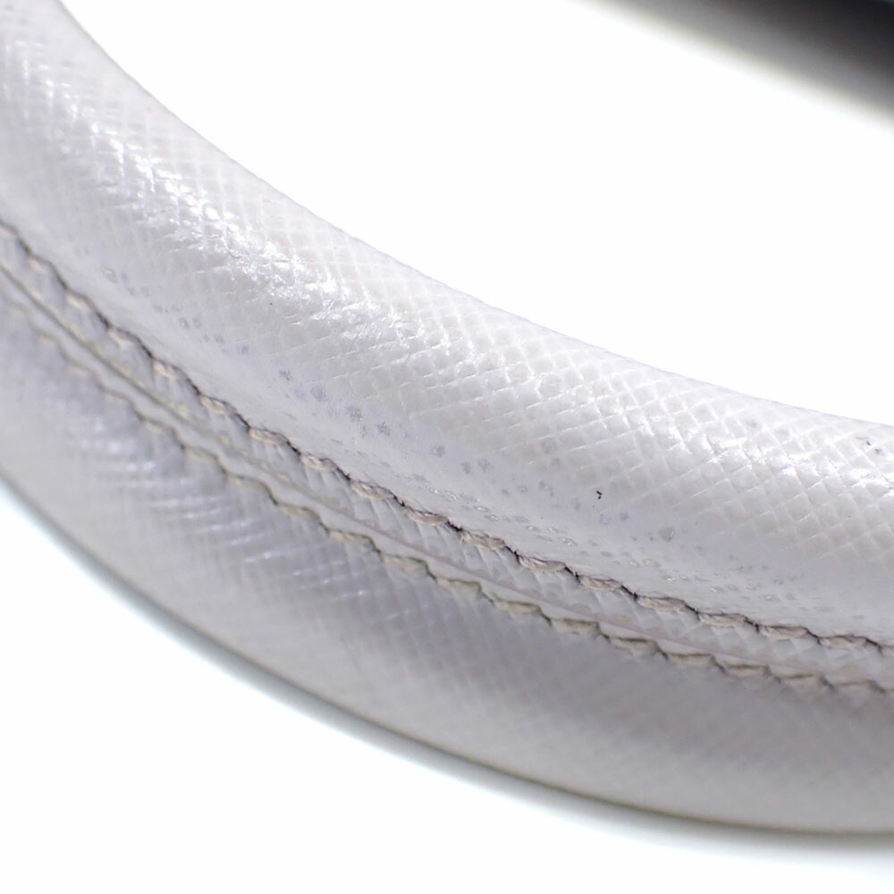 PRADA Purple Leather Shoulder Bag - Picture 6 of 10